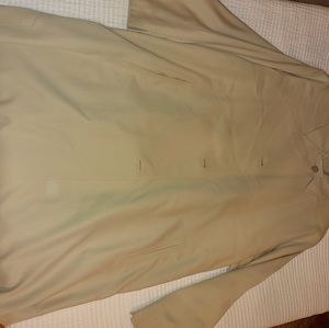 Camel Tan colored Cloud Nine designer 3/4 length trench coat